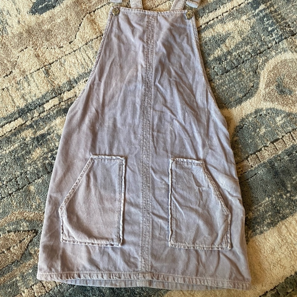 TOPSHOP moto violet purple dress overall size 4